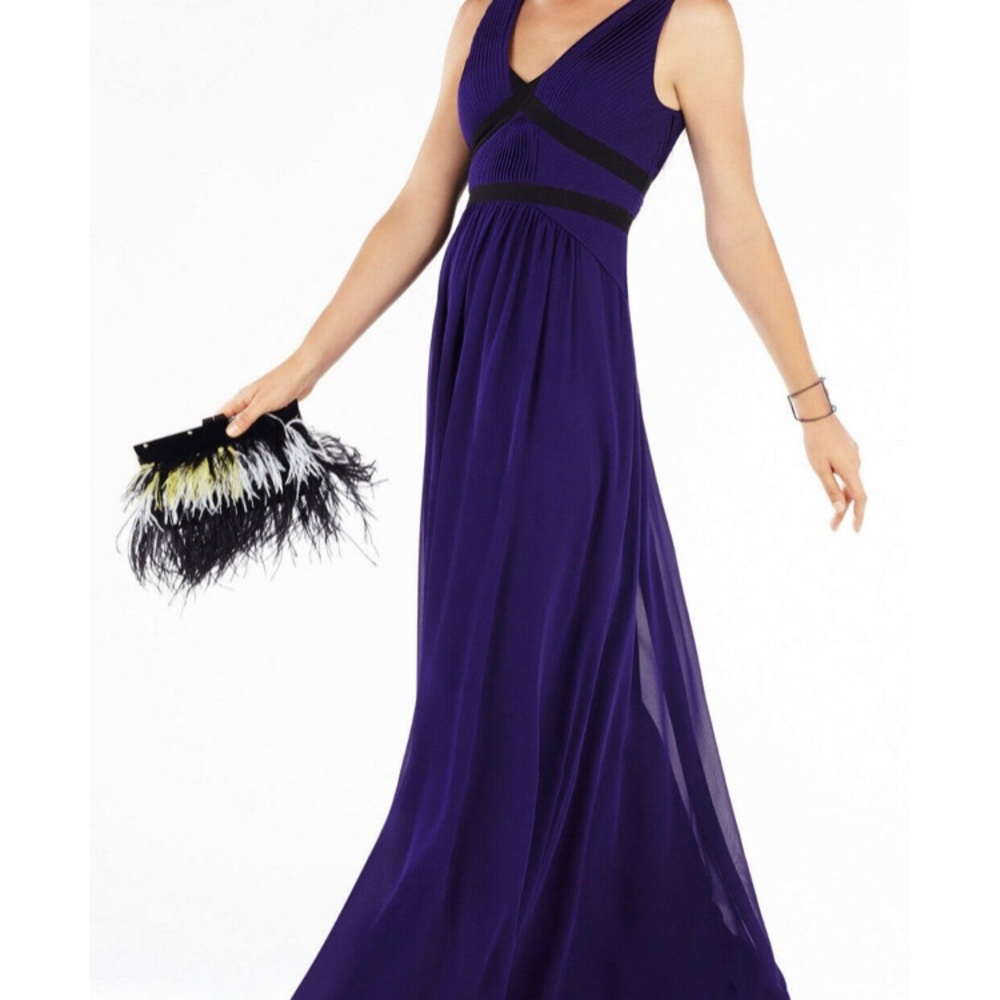 NWT BCBG Aurica Pleated Formal Gown